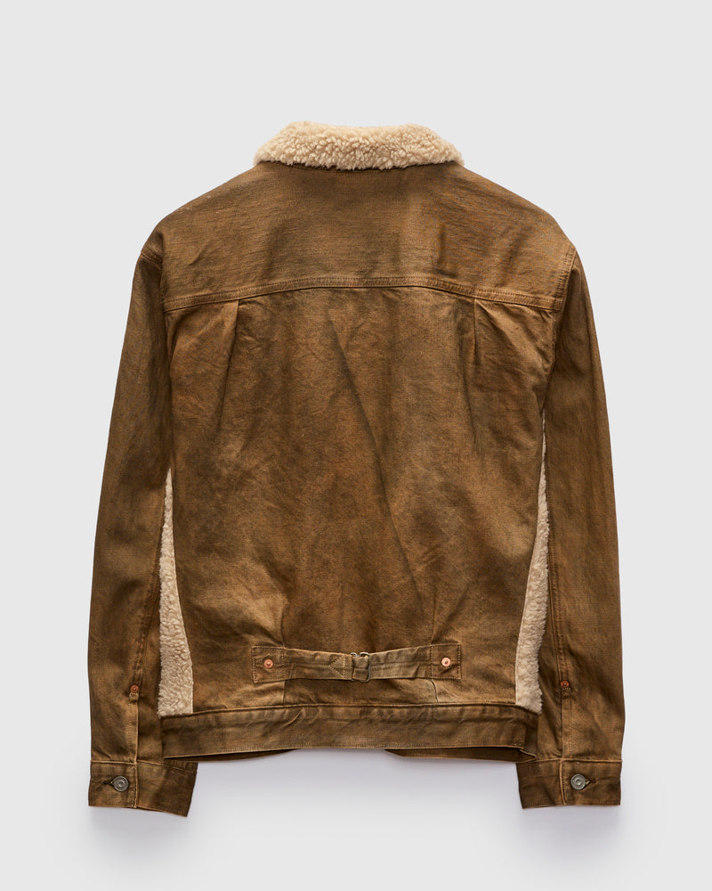 Denim Grizzly Jacket in Distressed Brown