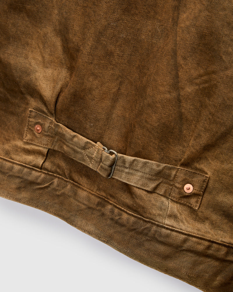 Denim Grizzly Jacket in Distressed Brown