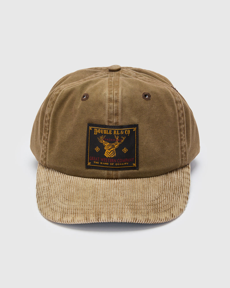 Canvas Sportsman Cap in Brown