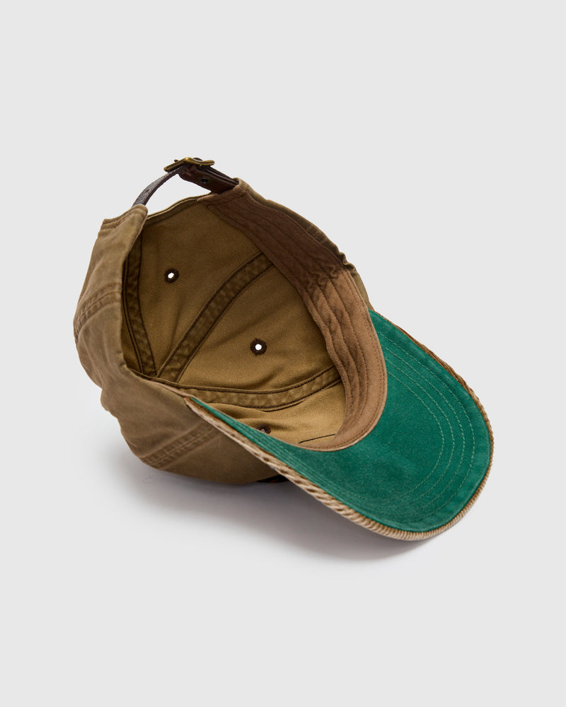 Canvas Sportsman Cap in Brown