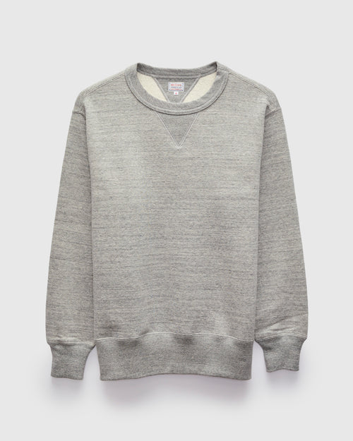10oz Loopwheel Crewneck Sweatshirt in Grey