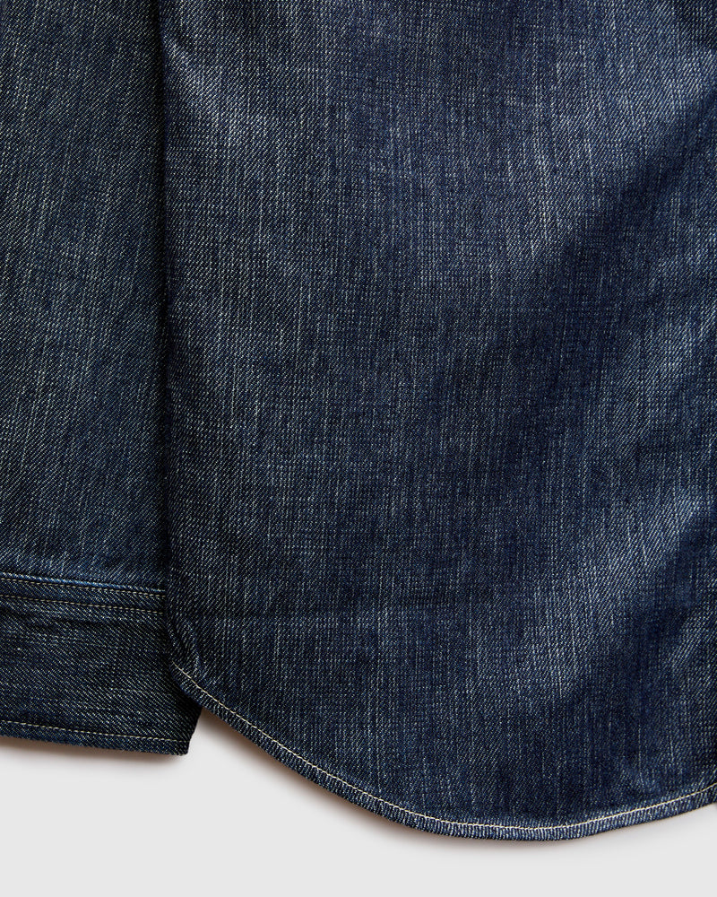 11.4oz Denim Double Weave Workshirt in Indigo