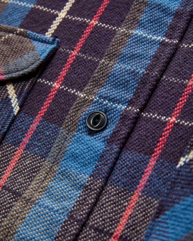 Heavy Flannel Shirt in Blue