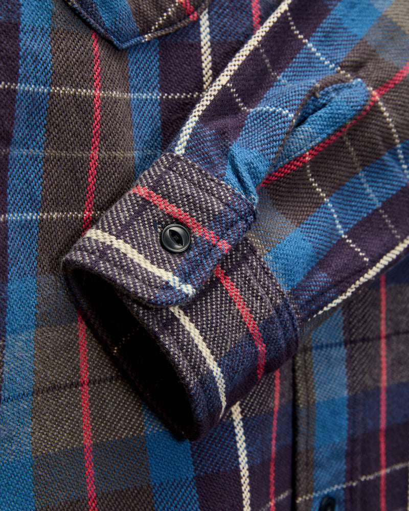 Heavy Flannel Shirt in Blue