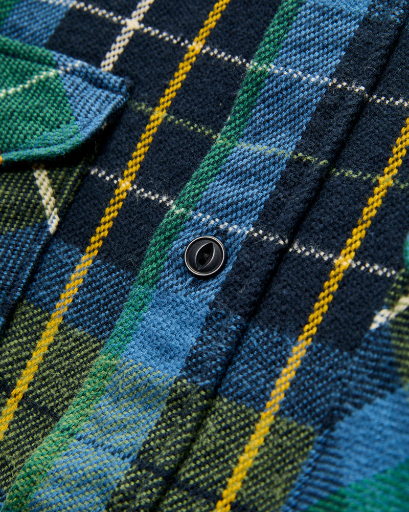 Heavy Flannel Shirt in Green