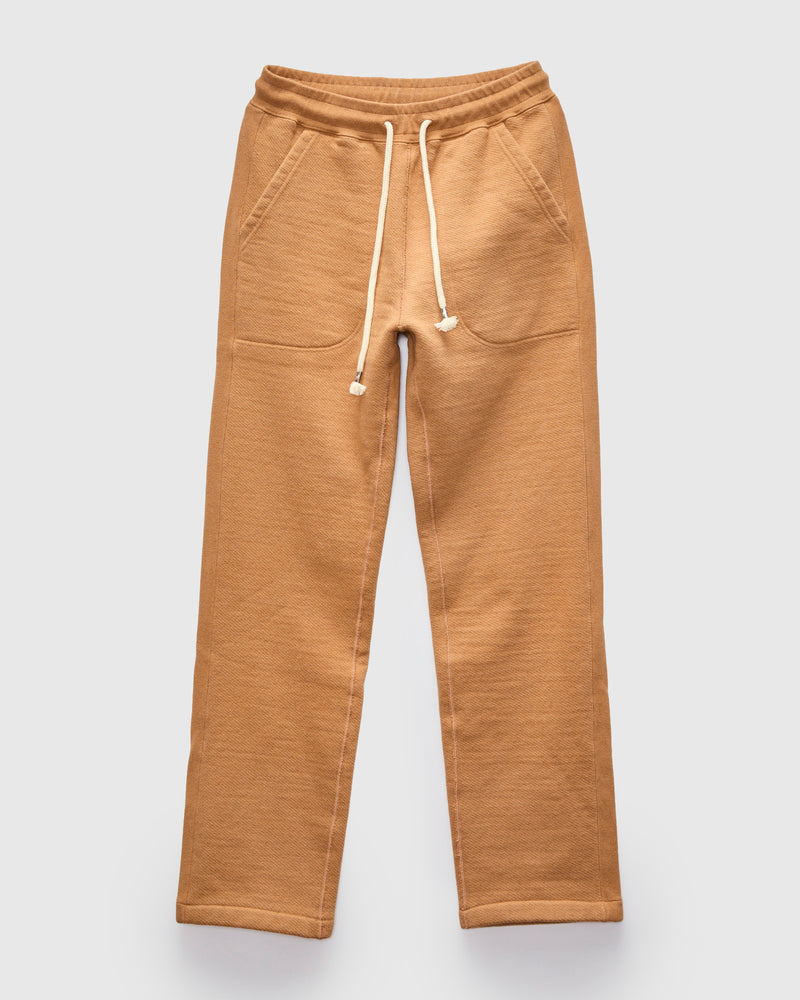 Coyote 80 Foxfibre Double Heavyweight French Terry Sweatpants in Brown