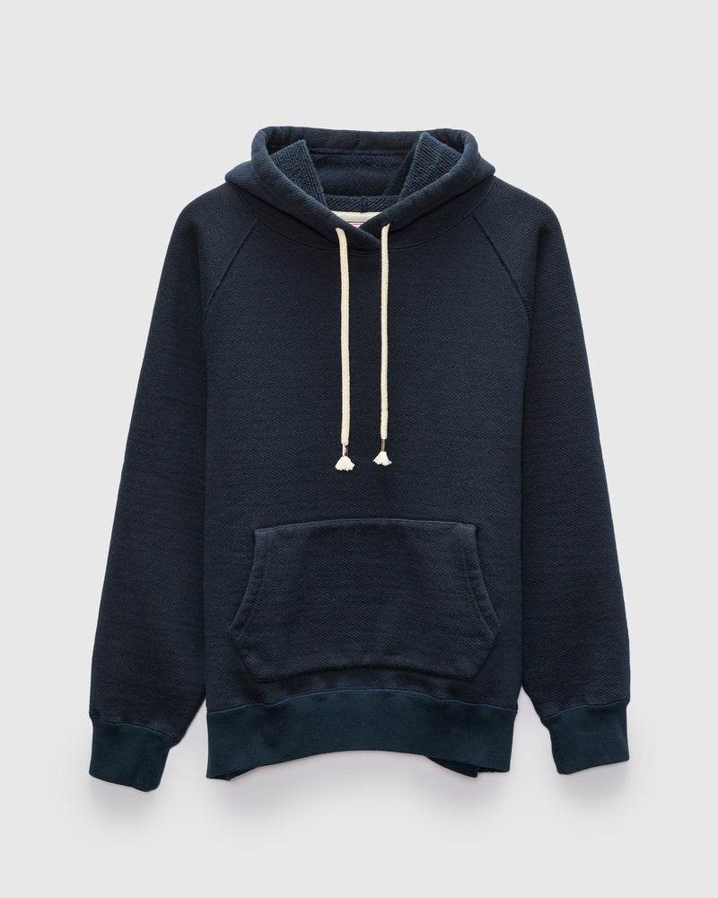 Double Heavyweight French Terry 25.8oz Pullover Hoodie in Navy