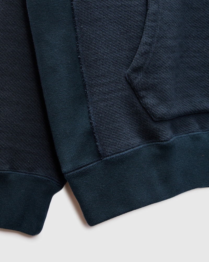 Double Heavyweight French Terry 25.8oz Pullover Hoodie in Navy