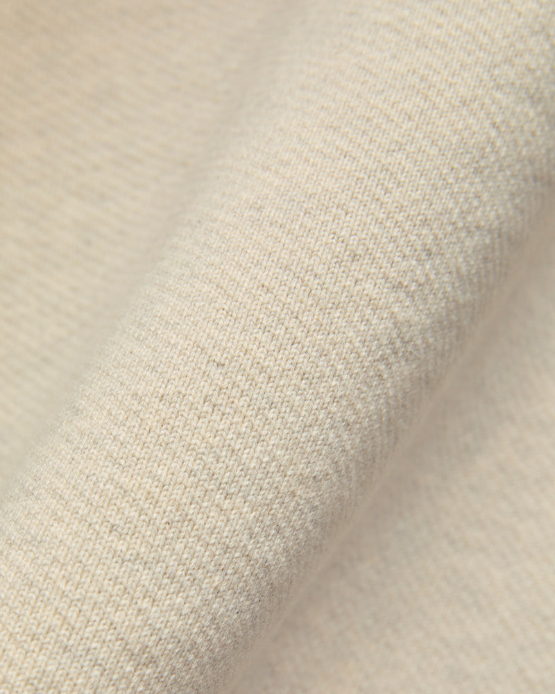 Double Heavyweight French Terry 25.8oz Zip Hoodie in Oatmeal