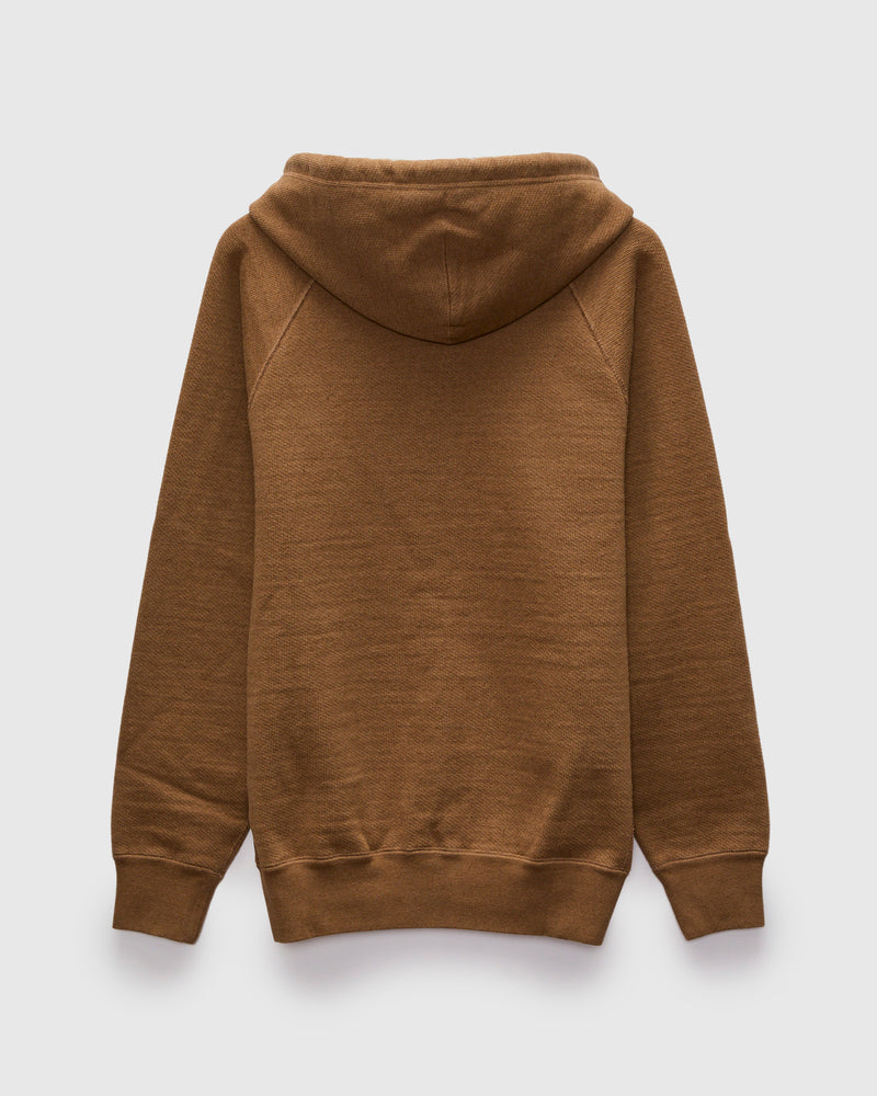 Fox 80 Double Heavyweight French Terry Zip Hoodie in Iron Mordant