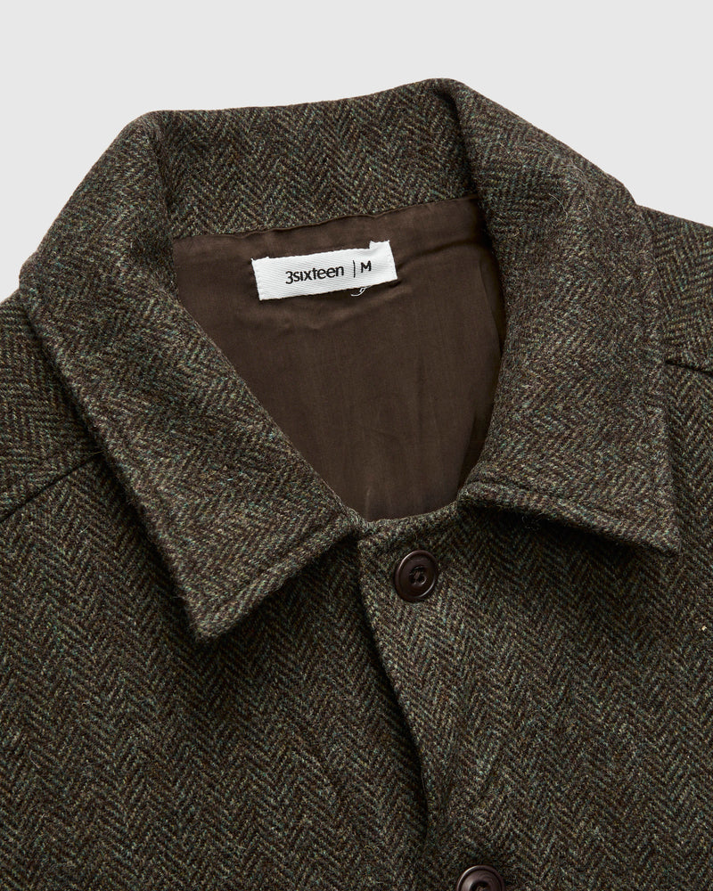 Easy Jacket in Forest Tweed