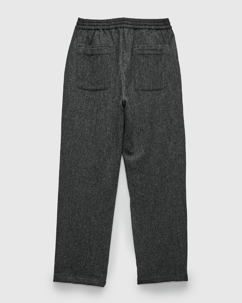 Easy Pant in Black Tweed