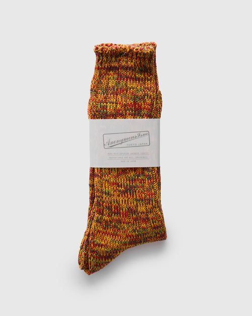 Melange Crew Sock in Bombay