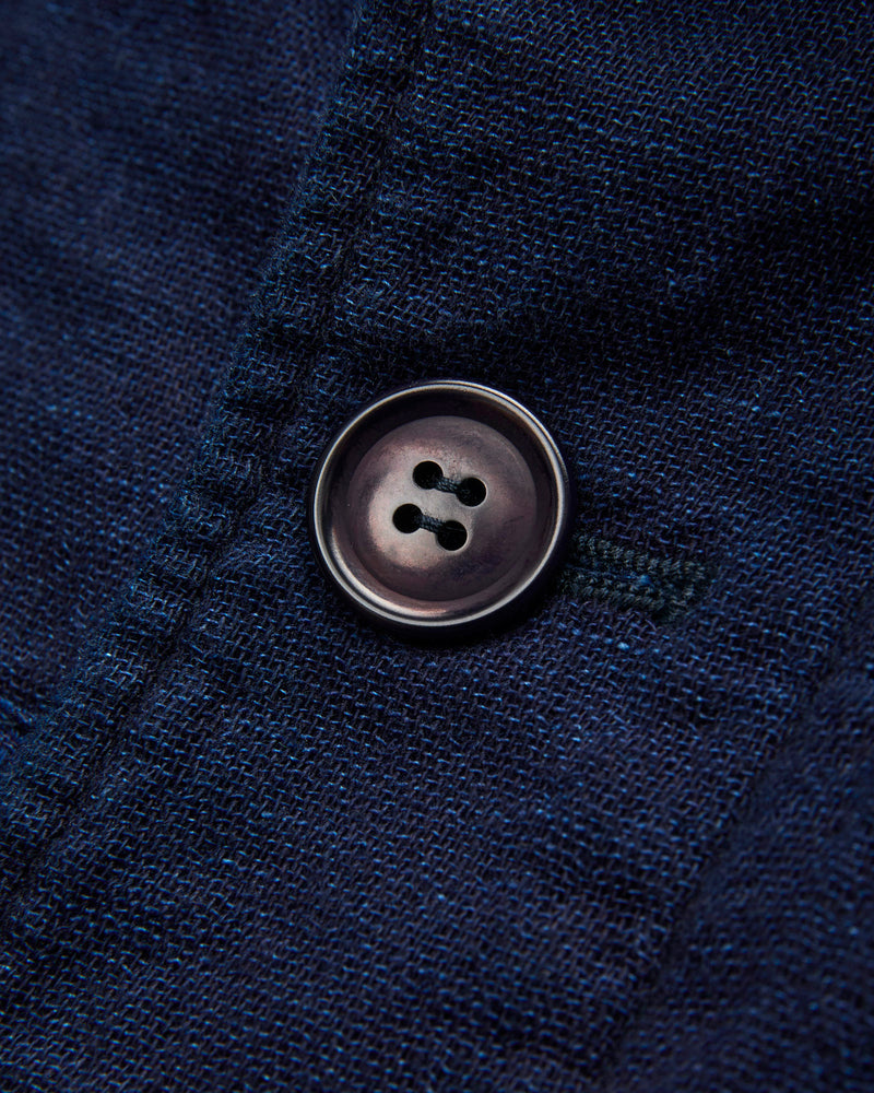 Sashiko Nenrin 5B Jacket in Patchwork Indigo