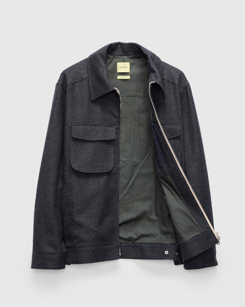Student Jacket in Anthracite Prince of Wales