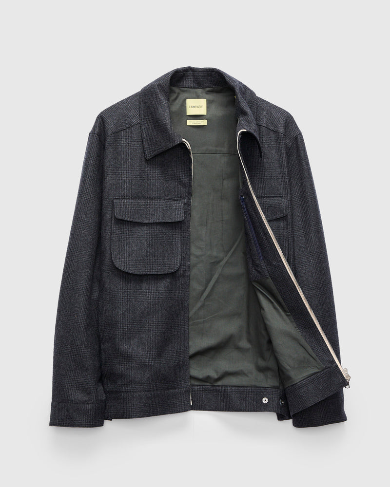 Student Jacket in Anthracite Prince of Wales