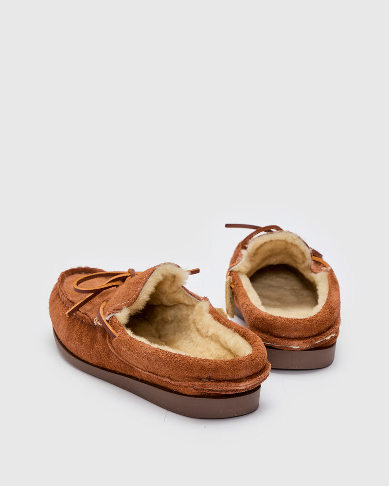 Cozymoc Slip-On in Mahogany Grizzly Roughout