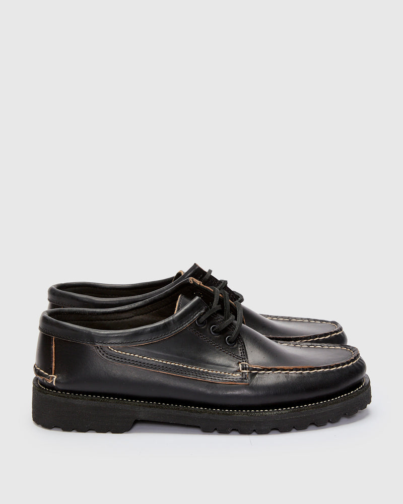 Rambler Blucher in Black Horween Chromexcel