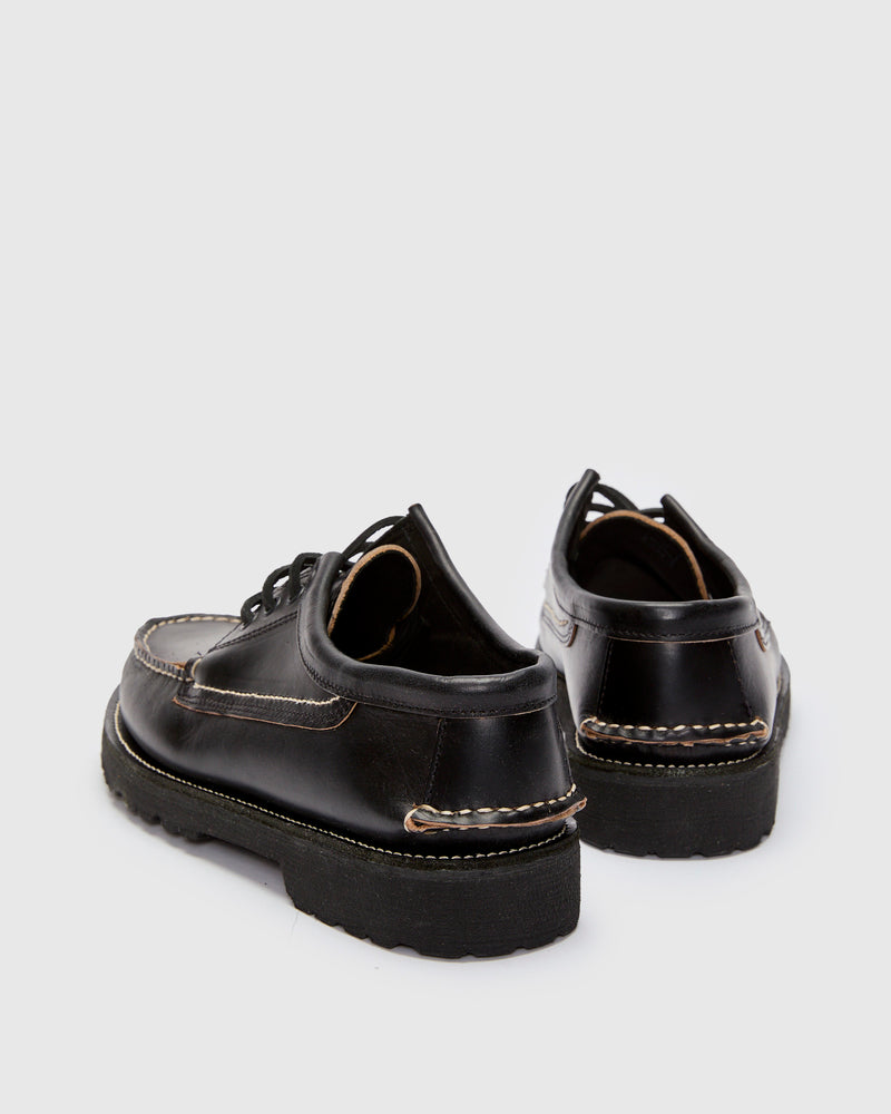 Rambler Blucher in Black Horween Chromexcel