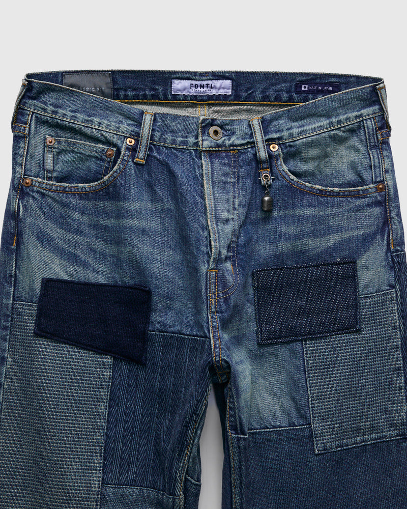 MG139 Boro Repair Selvedge Denim - Classic Straight Fit