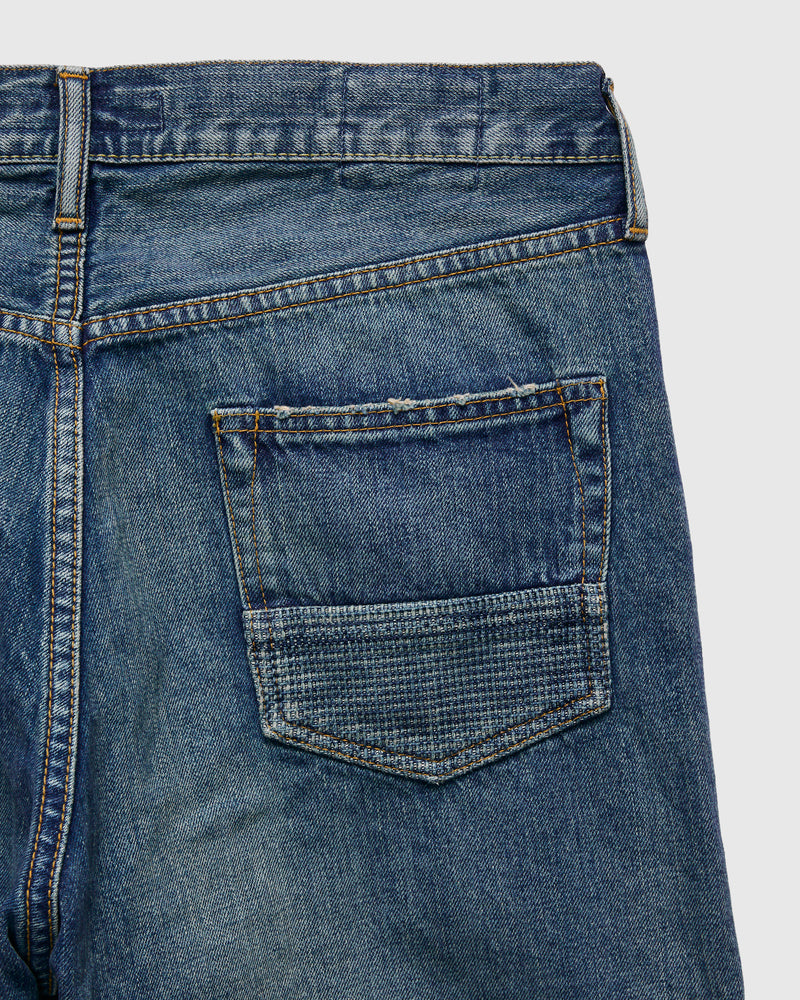 MG139 Boro Repair Selvedge Denim - Classic Straight Fit