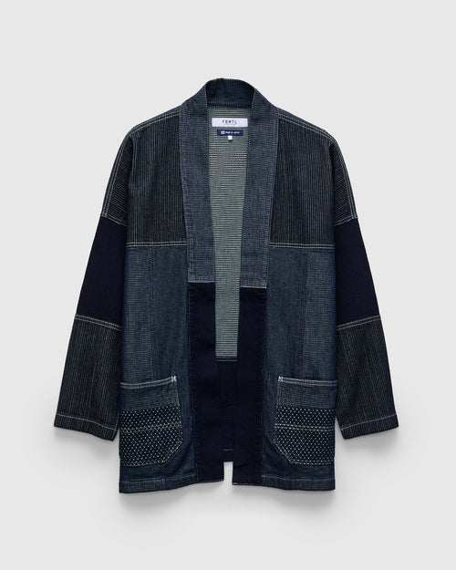 Haori Jacket in Indigo Rinse