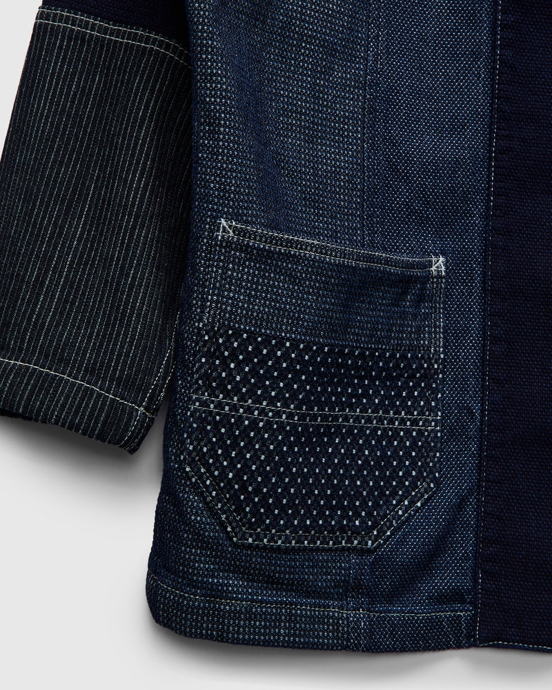 Haori Jacket in Indigo Rinse