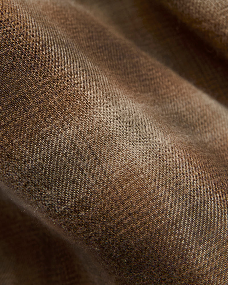Bodie Shirt in Brown Shadow Plaid