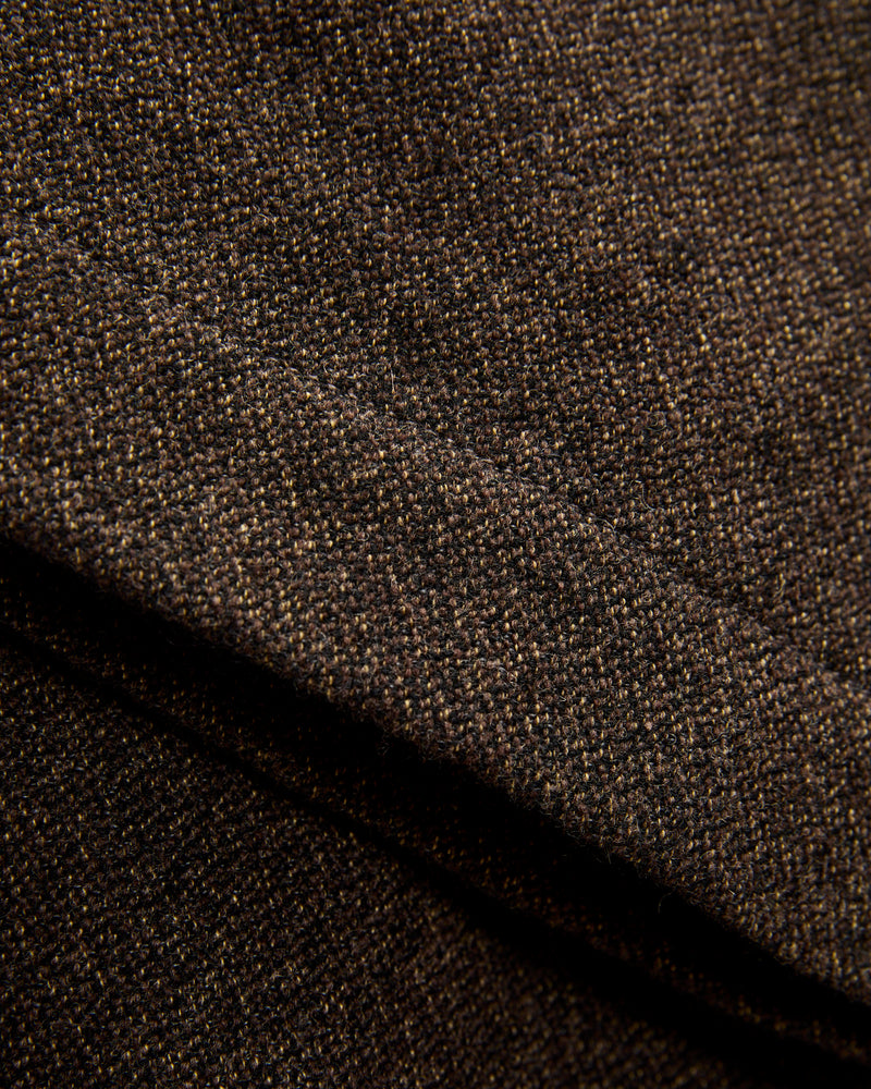 Duster Pant in Brown Wool