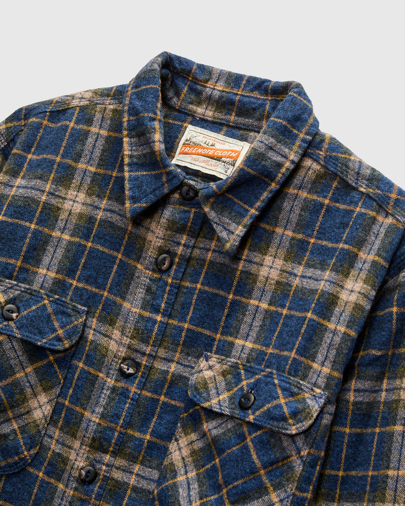 Jepson Work Shirt in River Blue Plaid