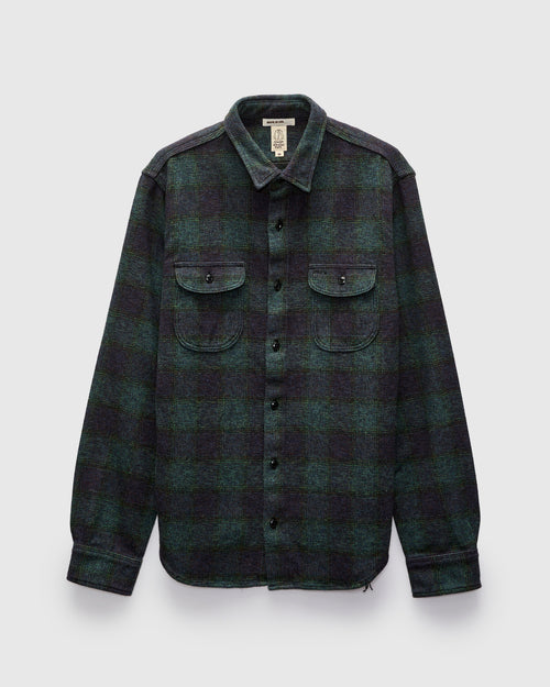The Brace Long Sleeve Shirt in Dark Forest