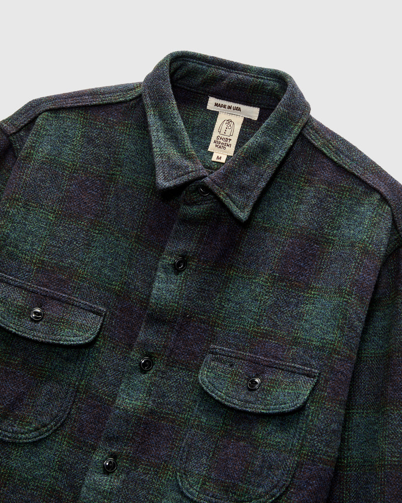 The Brace Long Sleeve Shirt in Dark Forest