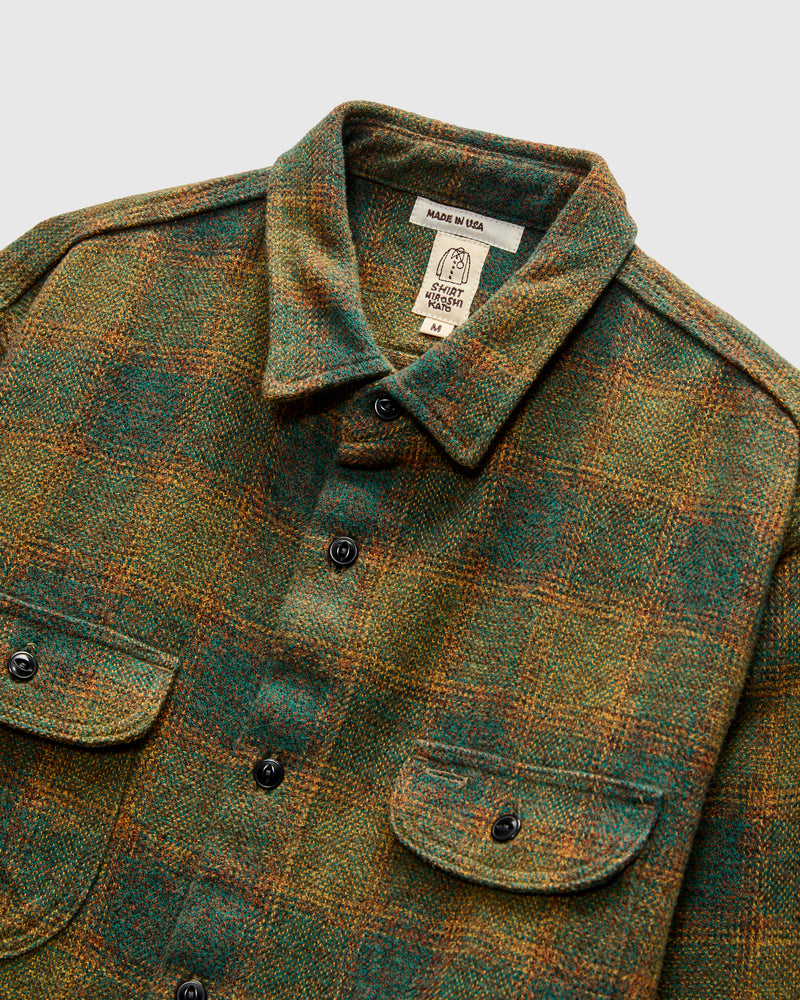 The Brace Long Sleeve Shirt in Oxidized Brass