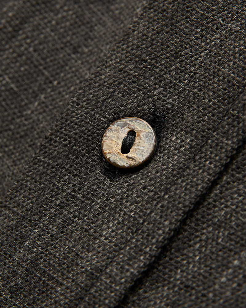 Matty Shirt in Handwoven Iron