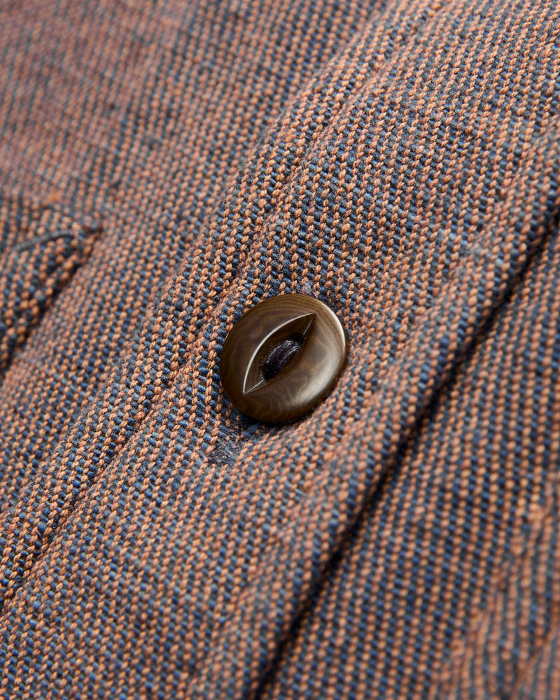 Ames Workshirt in Coyote Indigo Denim