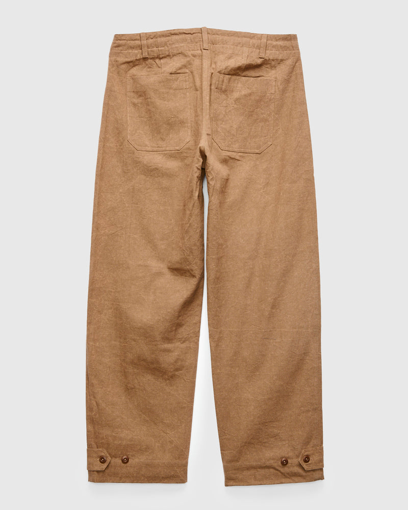 Raka Pants in Coyote Stone Enzyme Canvas