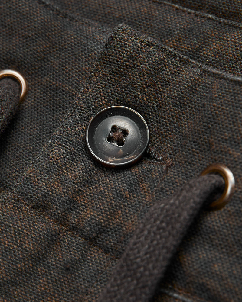 Raka Pants in Iron Stone Enzyme Canvas