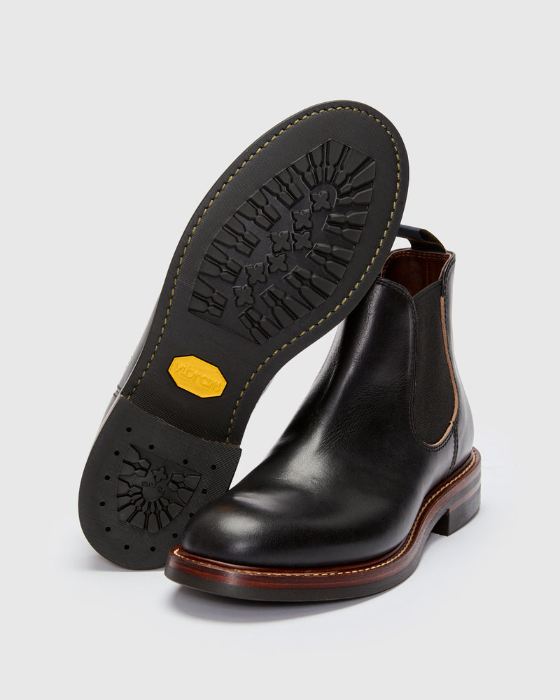 Chelsea Boot in Horween Chromexcel Black