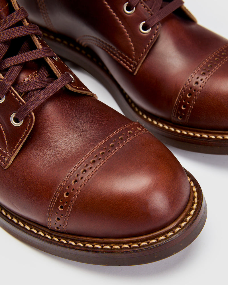 Combat Boot in Horween Chromexcel Timber