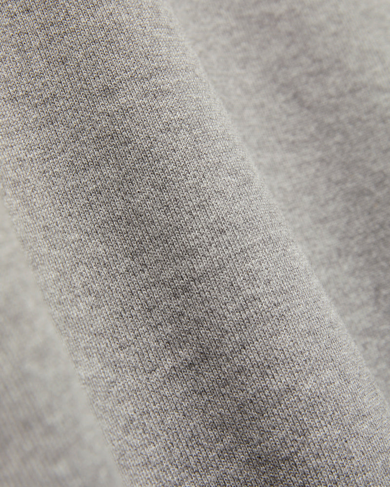 Authentic Fleece Crewneck Sweatshirt in Grey Melange