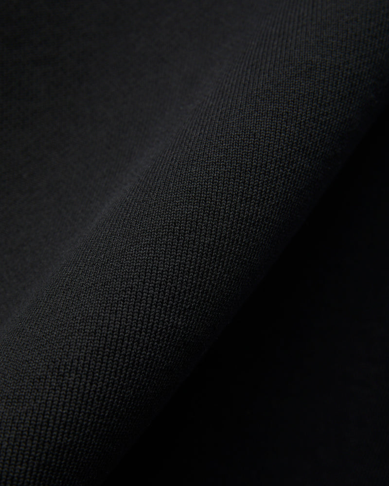 Authentic Fleece Half-Zip Sweatshirt in Deep Black