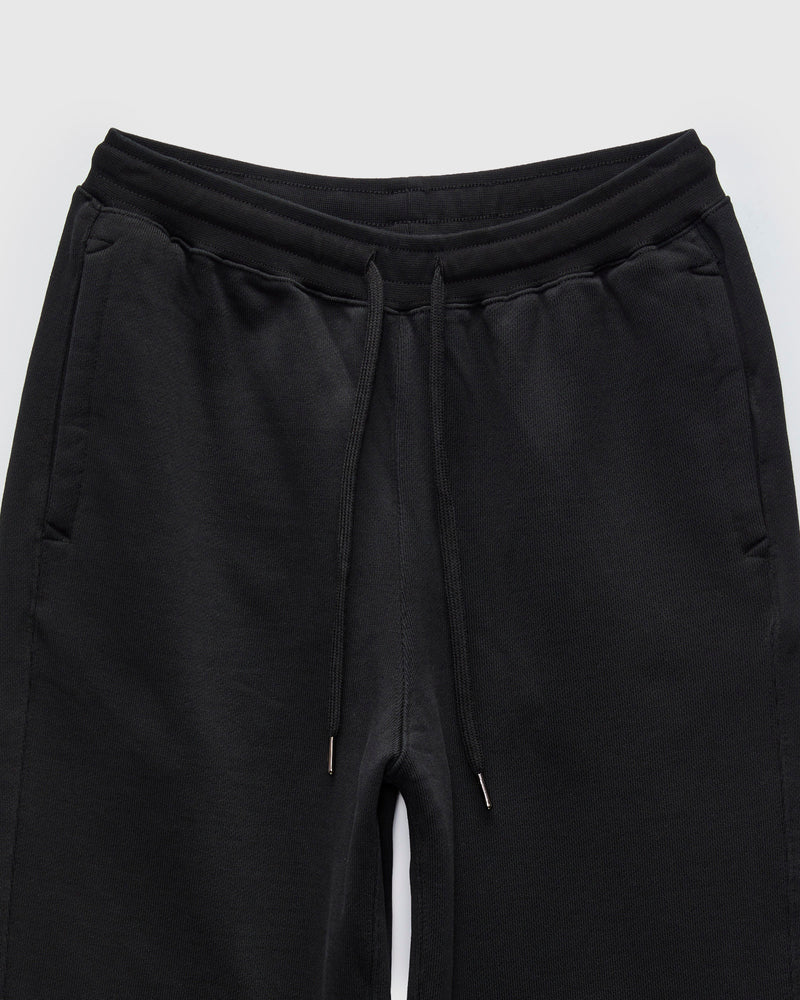 Authentic Fleece Straight Leg Sweatpants in Deep Black