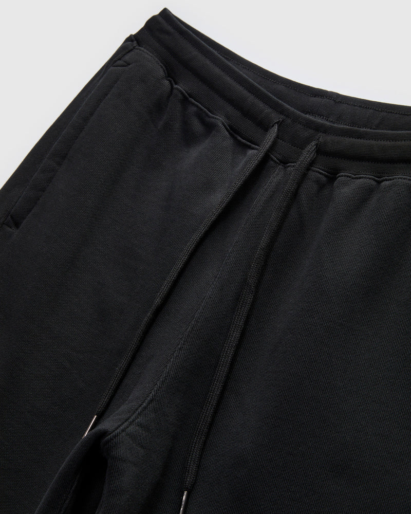 Authentic Fleece Straight Leg Sweatpants in Deep Black