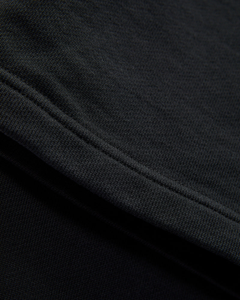 Authentic Fleece Straight Leg Sweatpants in Deep Black