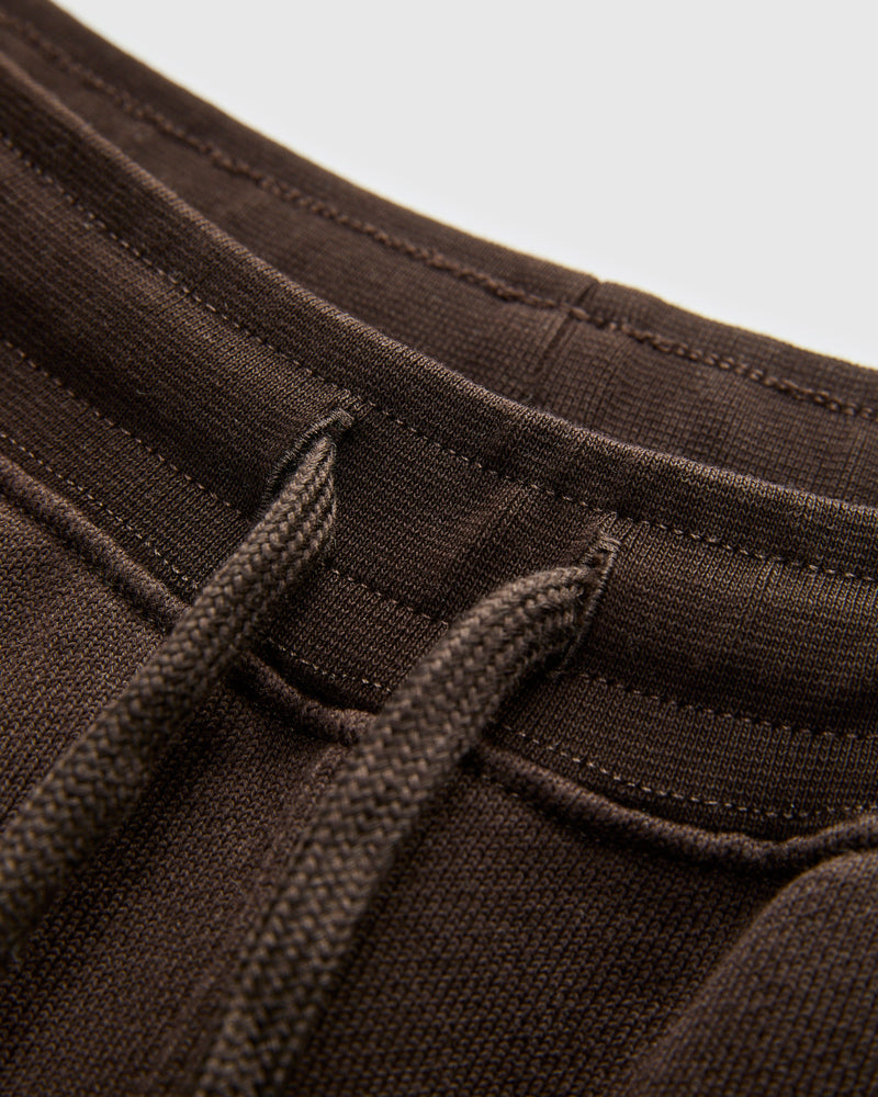 Authentic Fleece Straight Leg Sweatpants in Espresso