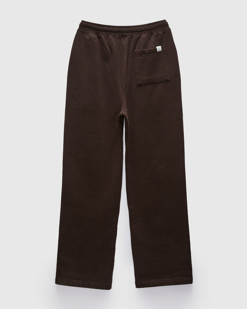 Authentic Fleece Straight Leg Sweatpants in Espresso