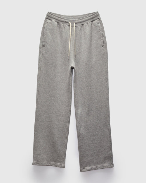 Authentic Fleece Straight Leg Sweatpants in Melange Grey
