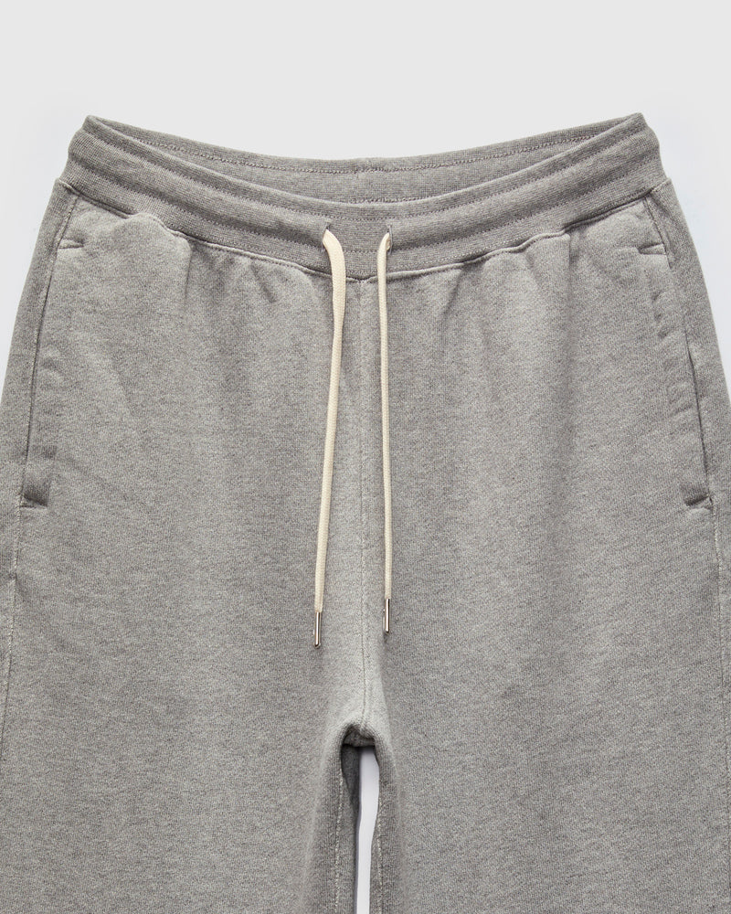 Authentic Fleece Straight Leg Sweatpants in Melange Grey