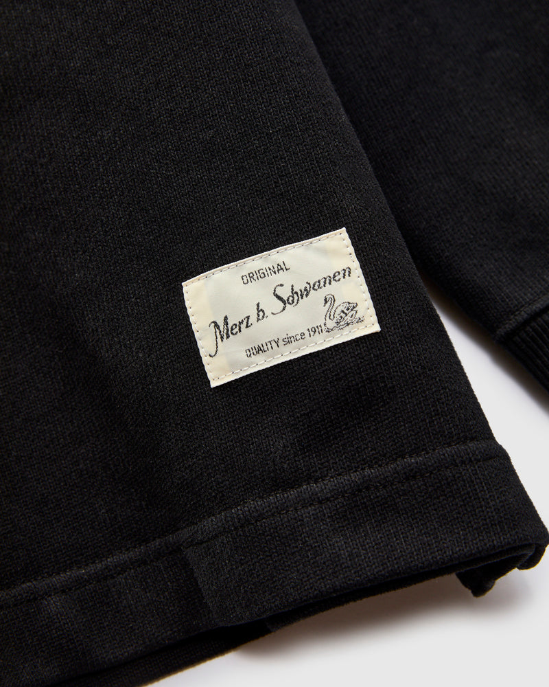 Interlock Jersey Rugby Shirt in Deep Black