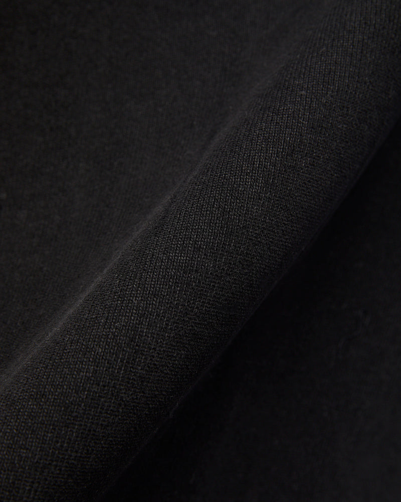 Interlock Jersey Rugby Shirt in Deep Black